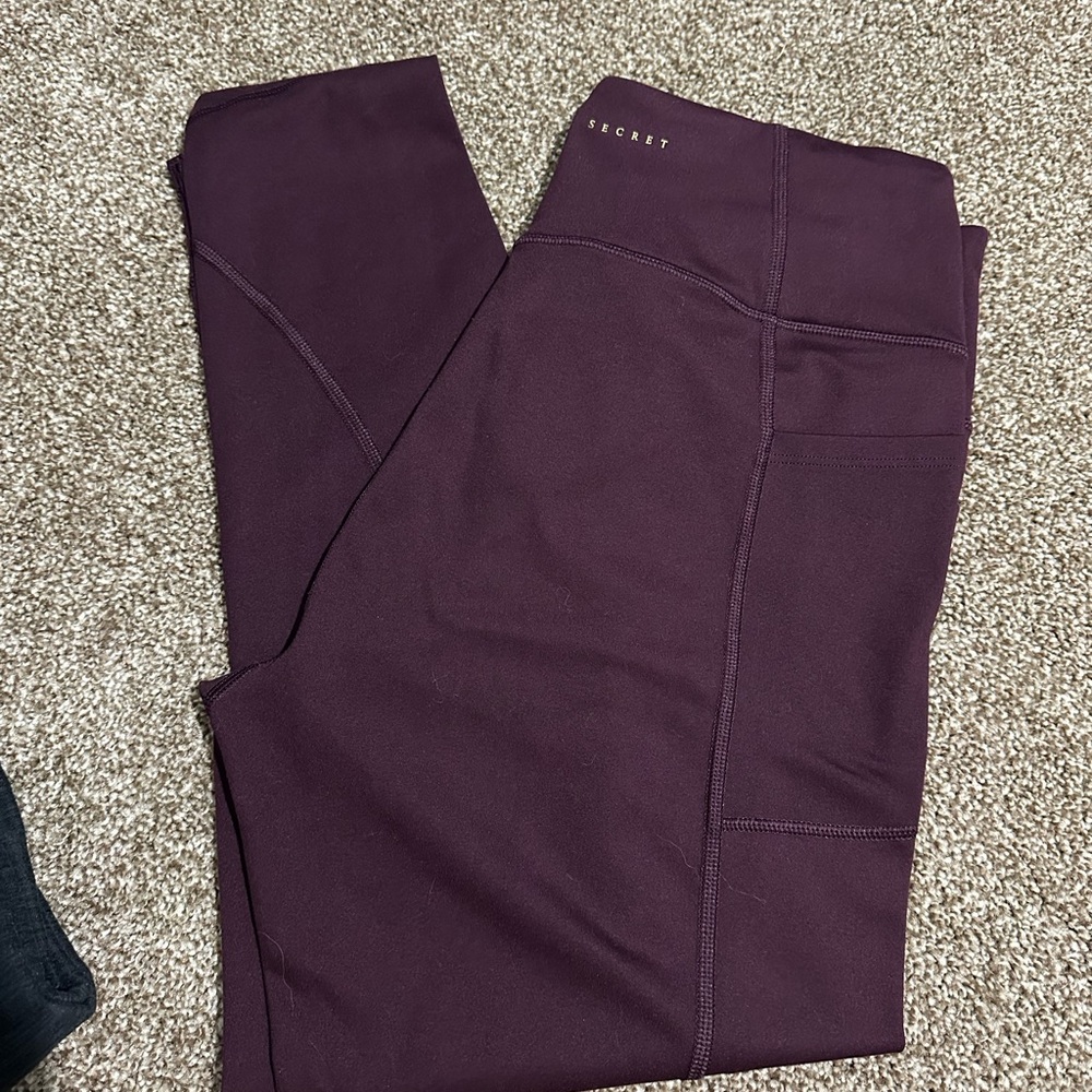 Victoria's Secret Deep Purple Leggings